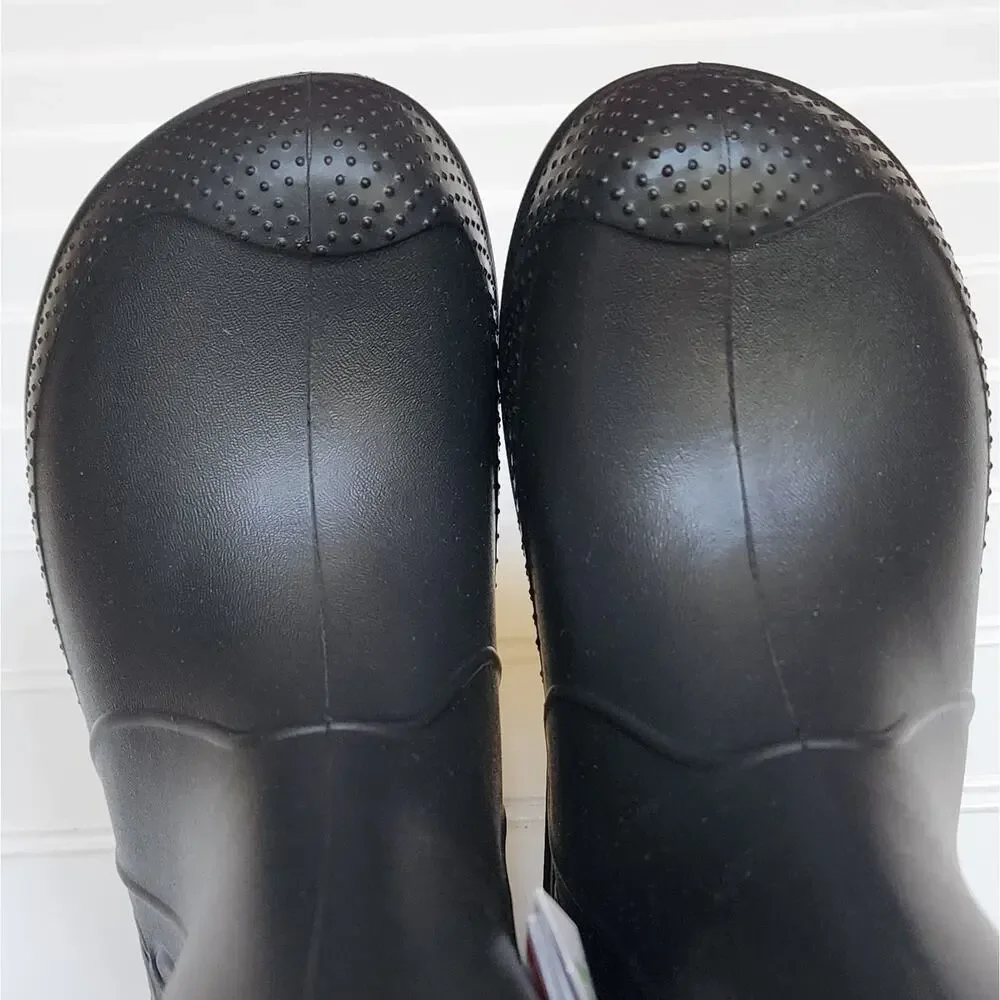 NWT Crocs Kids Black Handle It Rain Boots Size 1 Kids